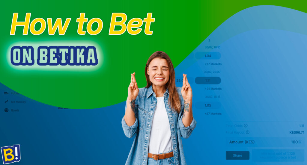 How to make your first bet with the bookmaker BETIKA! - step-by-step instruction.